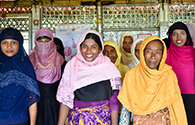 Jamila at a women-Friendly Space in Bangladesh. web